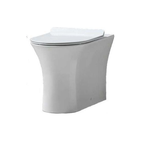 Унитаз приставной безободковый BelBagno Ancona BB1224CBR-P - фото 