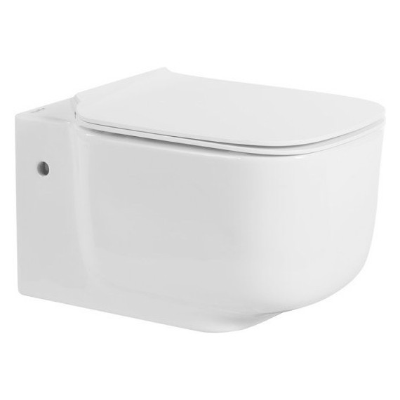 Унитаз подвесной безободковый BelBagno Vaso BB127CH - фото 