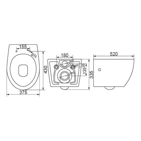 Унитаз подвесной BelBagno Prospero BB507B - фото 17