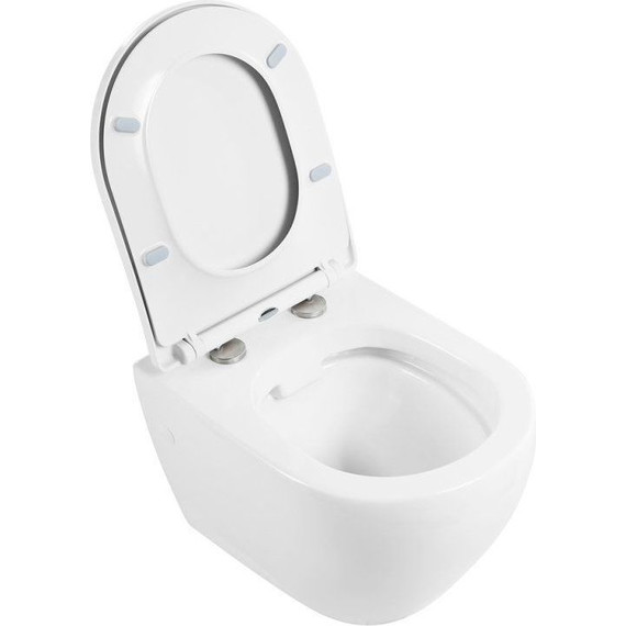 Унитаз подвесной безободковый BelBagno Sfera-R BB513CH - фото 4