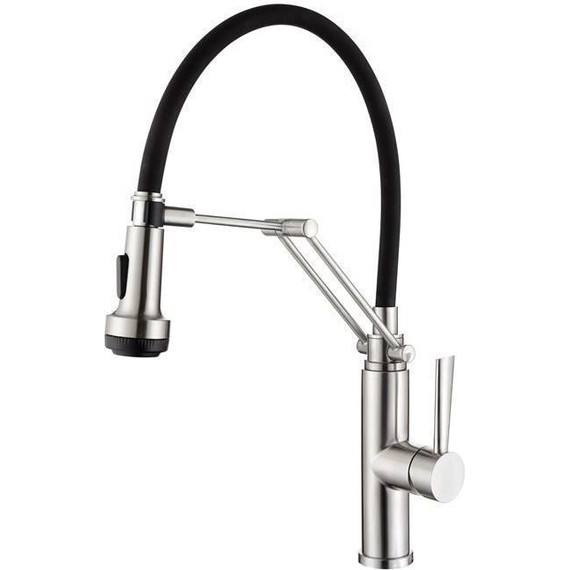 Смеситель для кухни Emar ЕСВ 7012, сатин - фото 