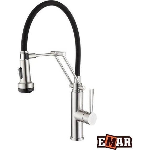 Смеситель для кухни Emar ЕСВ 7012, сатин - фото 2