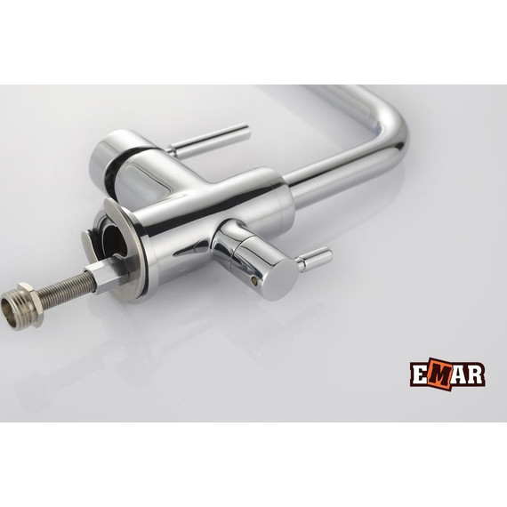 Смеситель для кухни Emar 3003NS, сатин, Цвет производителя: сатин - фото 5