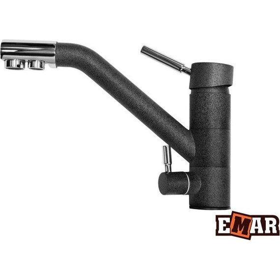 Смеситель для кухни Emar EC-3008, антрацит, Цвет производителя: антрацит - фото 