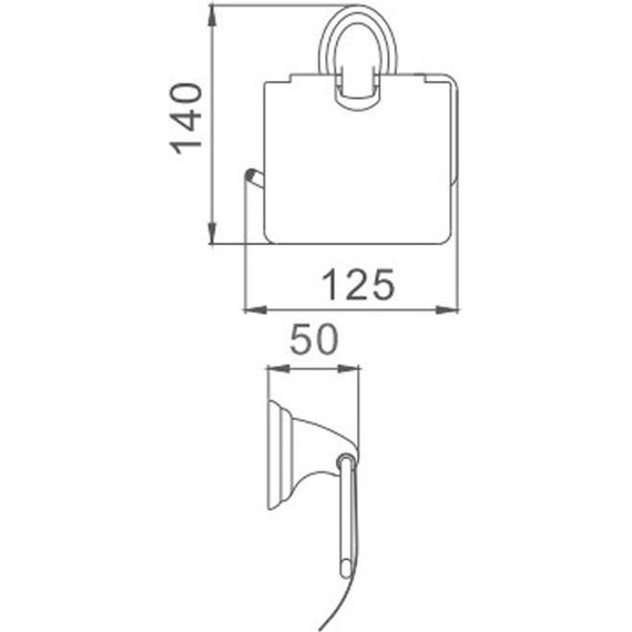 Держатель для туалетной бумаги Haiba HB1503 - фото 2
