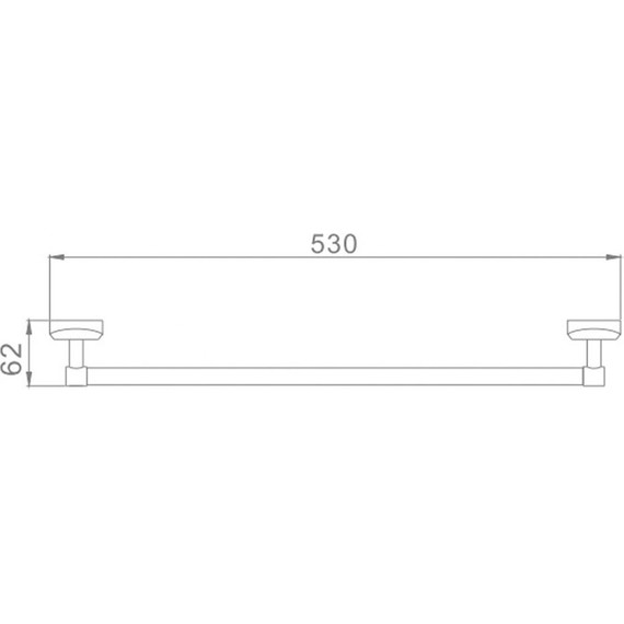 Полотенцедержатель Haiba HB1601 - фото 2