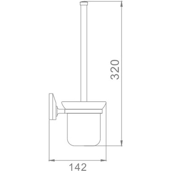 Ёршик для унитаза Haiba HB1610 - фото 2