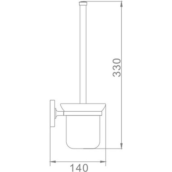 Ёршик для унитаза Haiba HB1910 - фото 2