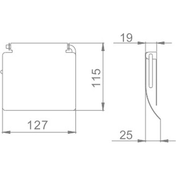 Держатель для туалетной бумаги Haiba HB504 - фото 2