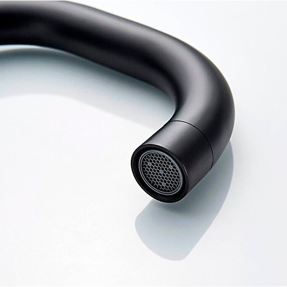 Смеситель для раковины Ledeme L1099B, черный - фото 6