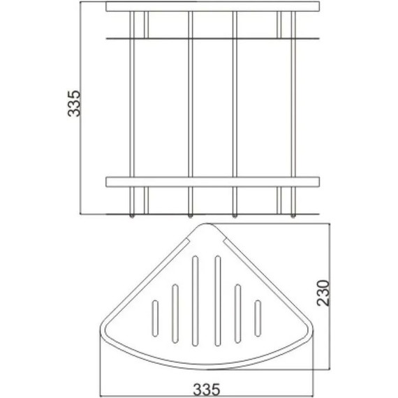 Полка угловая Potato P380-2 - фото 3