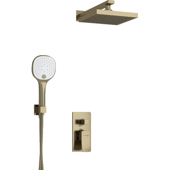 Душевая система для душа WasserKraft Exter A16040, светлая бронза - фото 