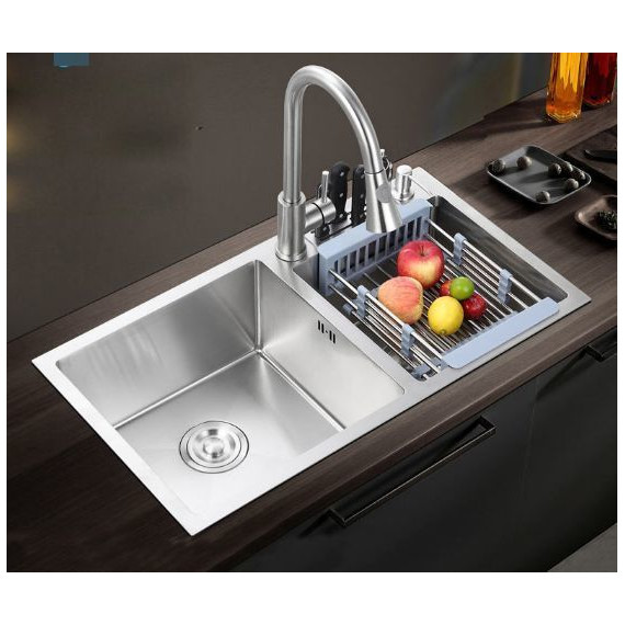 Коландер для кухонной мойки Gerhans K30300, серый - фото 2