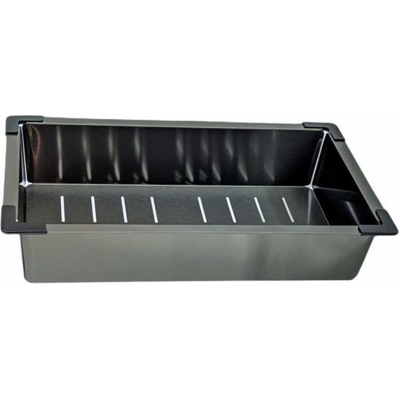 Коландер для кухонной мойки Gerhans K30334B, графит - фото 