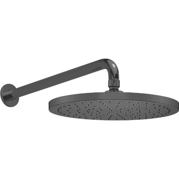 Верхний душ E.C.A. Myra 102145034C1EX 255x255 мм, черный матовый - фото 