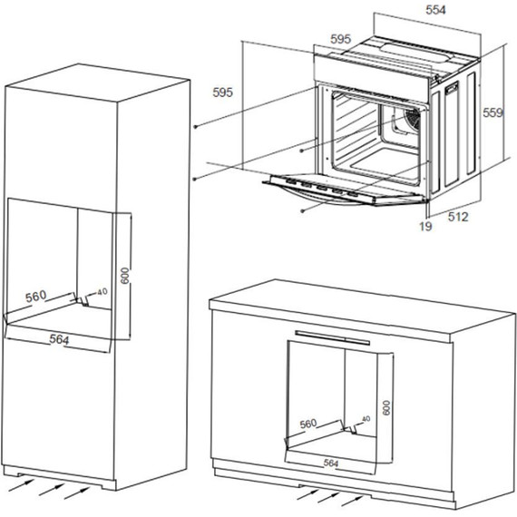 Электрический духовой шкаф Maunfeld EOEC.564TB - фото 15