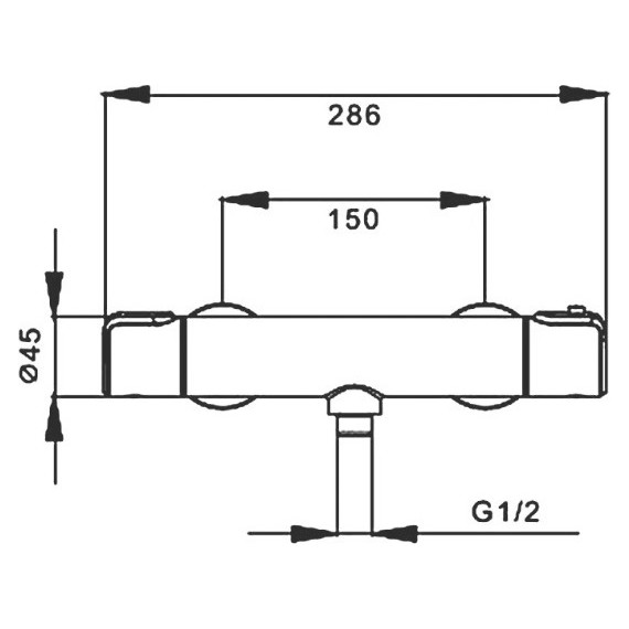 Смеситель для душа с термостатом Gappo G2090 - фото 10