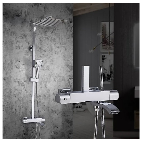 Душевая стойка с термостатом Gappo G2407-40 - фото 2