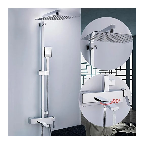 Душевая стойка со смесителем телескопическая Gappo G2418 - фото 2