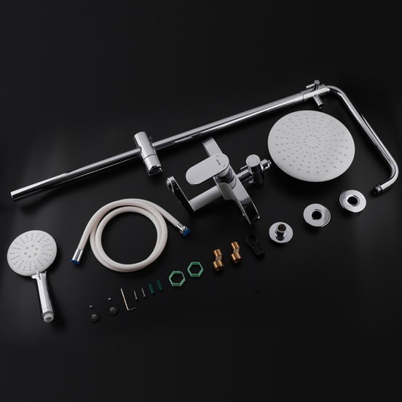 Душевая стойка Gappo Furai G2419-8, белый/хром - фото 6