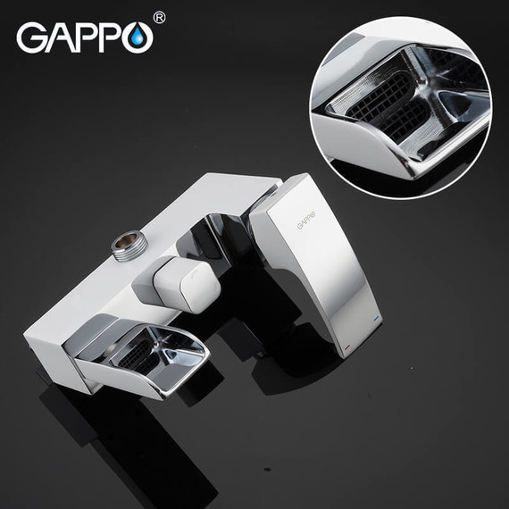 Душевая стойка Gappo Jacob G2407-30, белый/хром - фото 5