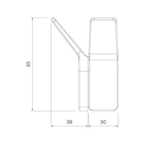 Крючок Iddis Slide SLIGM10i41, цвет графит - фото 4