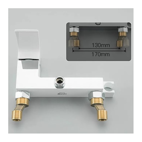 Набор для гигиенического душа Gappo G2007-8, белый/хром - фото 4