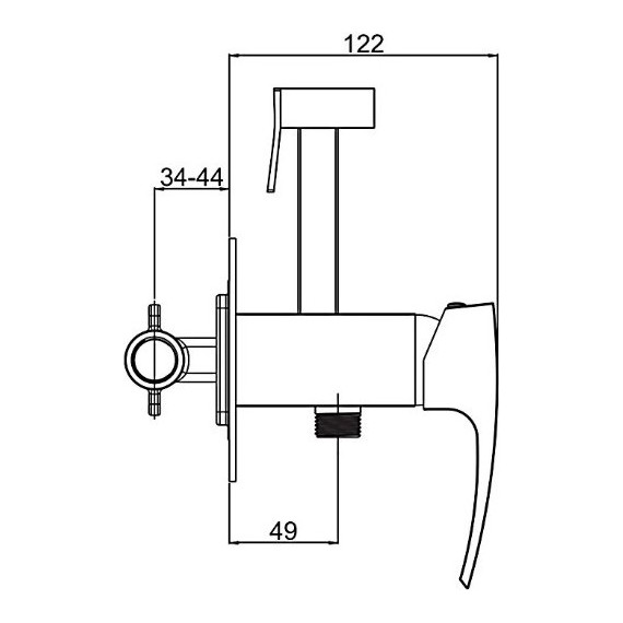 Набор для гигиенического душа Gappo Jacob G7207-1 - фото 12