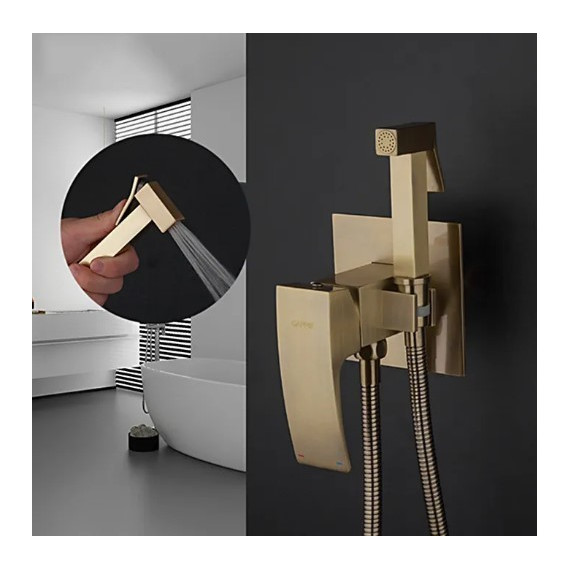 Набор для гигиенического душа Gappo Jacob G7207-4, бронза - фото 2