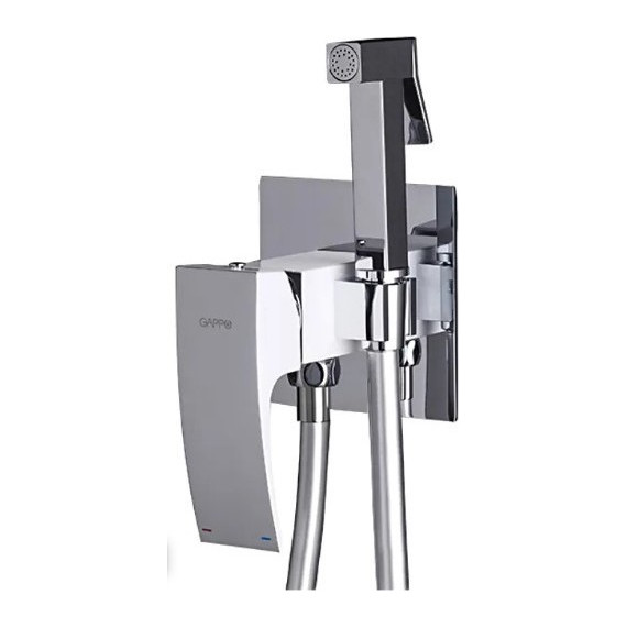 Набор для гигиенического душа Gappo Jacob G7207-8, белый/хром - фото 