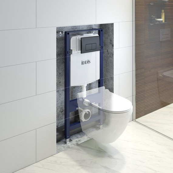 Инсталляция для унитаза Iddis Optima home OPH00MBi32K (кнопка чёрная) - фото 4