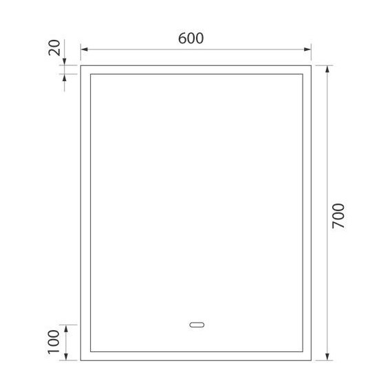 Зеркало Iddis Slide 60 см SLI6000i98 - фото 6