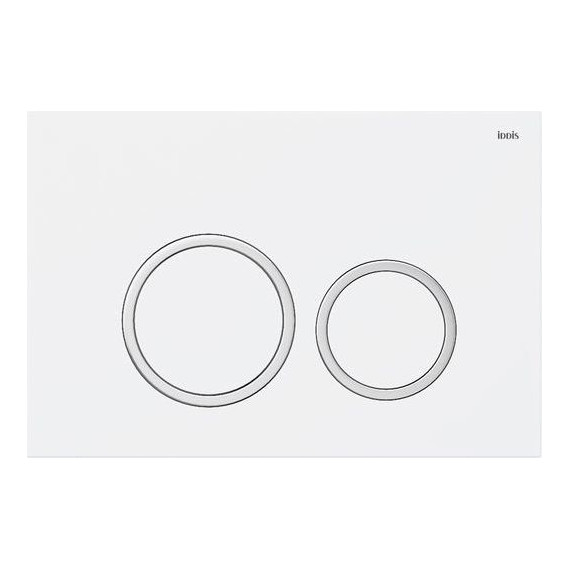 Кнопка смыва Iddis Unifix UNI03WCi77, белый матовый - фото 