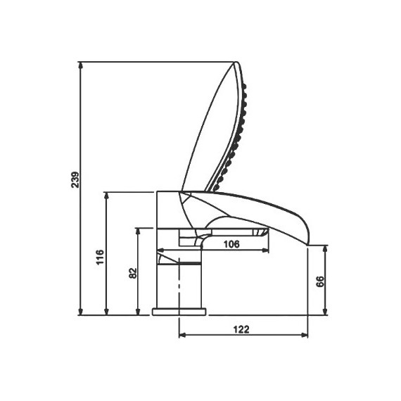 Смеситель для ванны Gappo G1148-8, белый/хром - фото 11