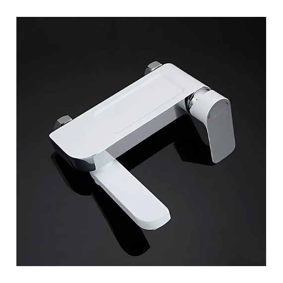 Смеситель для ванны с душевым гарнитуром Gappo G3248, белый/хром - фото 5