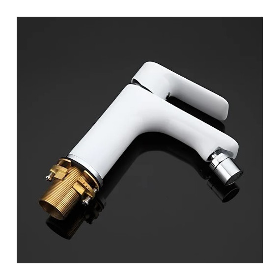 Смеситель для биде Gappo G5048, белый/хром - фото 4