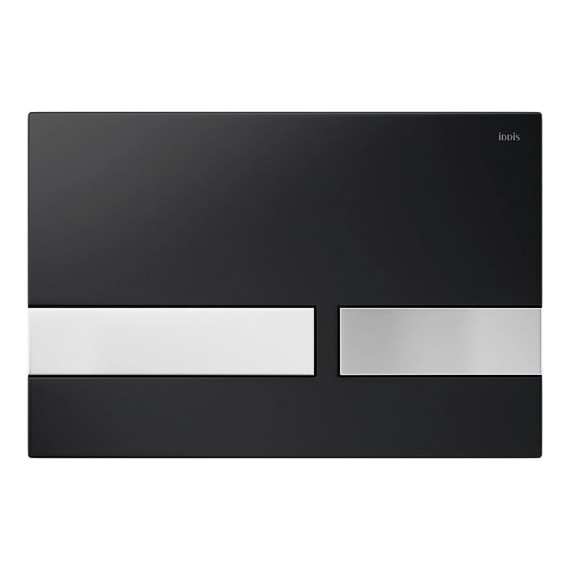 Кнопка смыва Iddis Unifix UNI06BCi77, чёрный матовый - фото 