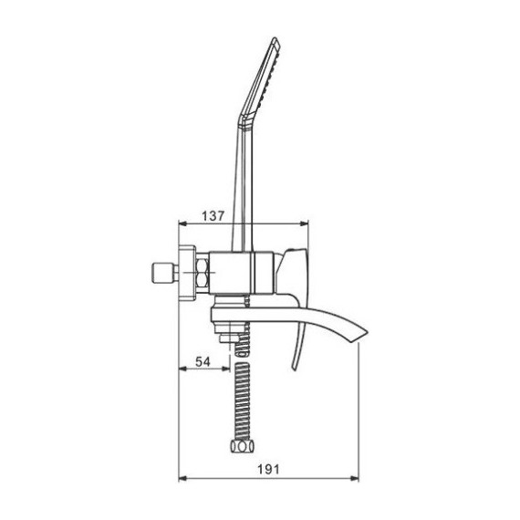 Смеситель для ванны с душевым гарнитуром Gappo Jacob G3207 - фото 9