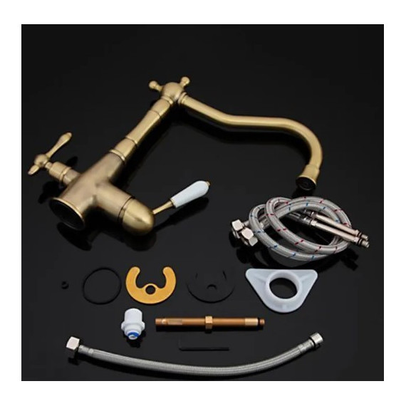 Смеситель для кухни Gappo G4391-4, бронза - фото 6