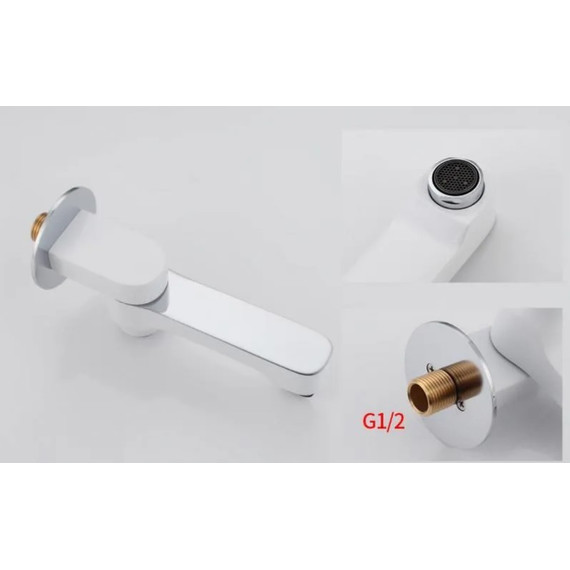 Душевая система для ванны Gappo Noar G7148-8, белый/хром - фото 6