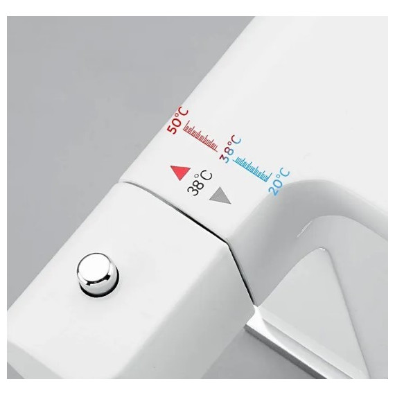 Смеситель для раковины с термостатом Gappo G1007-50, белый/хром - фото 6