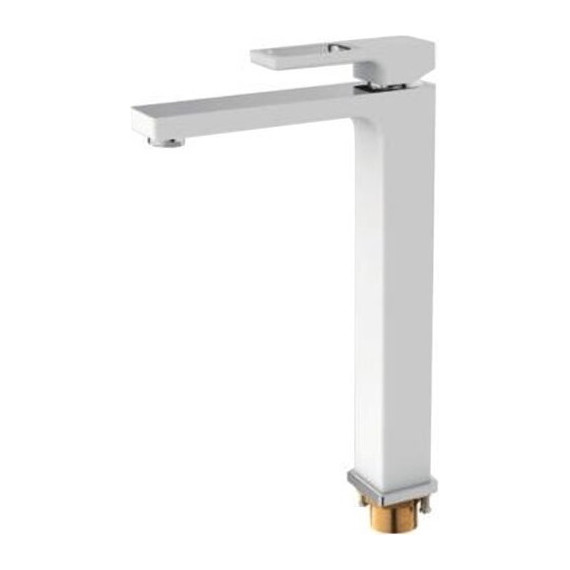 Смеситель для раковины высокий Gappo Futura G1017-2, белый/хром - фото 