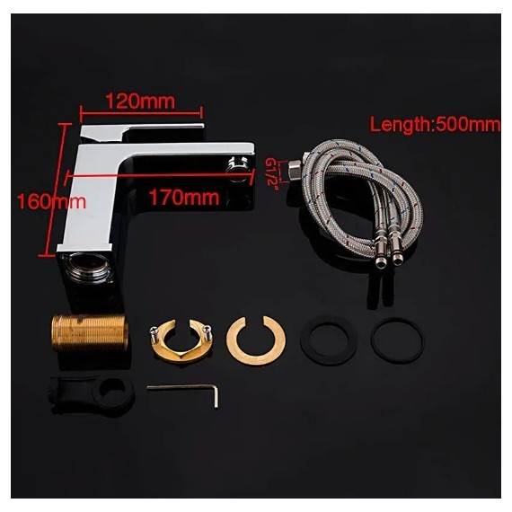 Смеситель для раковины Gappo Futura G1018 - фото 7