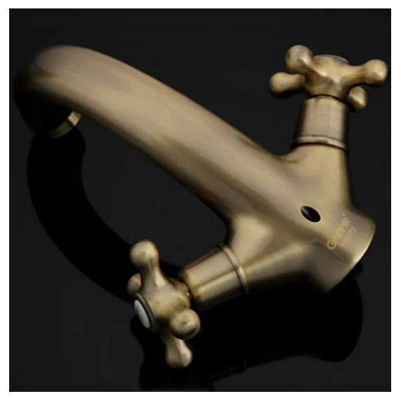 Смеситель для раковины Gappo Sofia G1063-4, бронза - фото 5