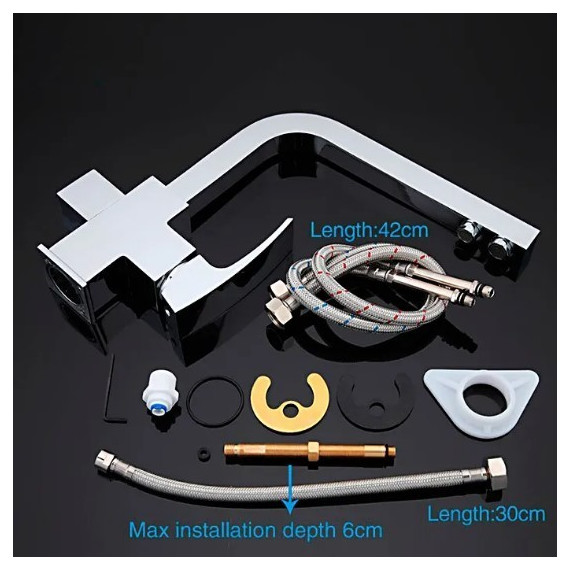 Смеситель для кухни Gappo G4307 - фото 7