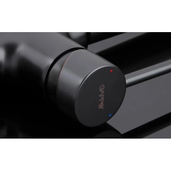 Смеситель для кухни Gappo G4390-10, черный - фото 4