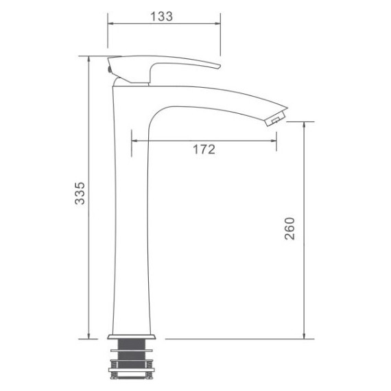 Смеситель для раковины высокий Gappo Jacob G1007-11 - фото 10