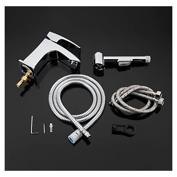 Смеситель для раковины с гигиеническим душем Gappo Jacob G1207 - фото 9