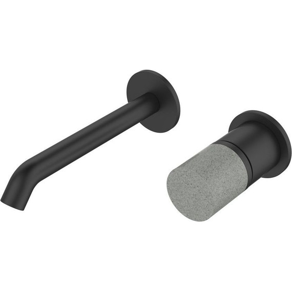 Смеситель для раковины настенный Bronze de Luxe Focus 24686BG, чёрный матовый, Цвет производителя: чёрный матовый - фото 