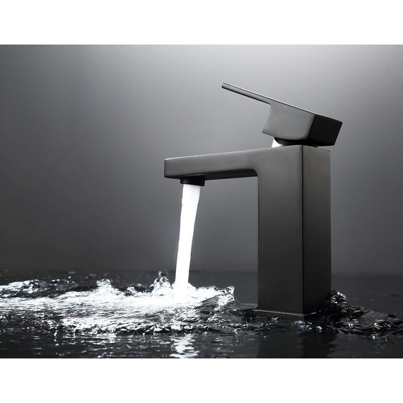 Смеситель для раковины Abber Daheim AF8210B, черный матовый, Цвет производителя: чёрный матовый - фото 3